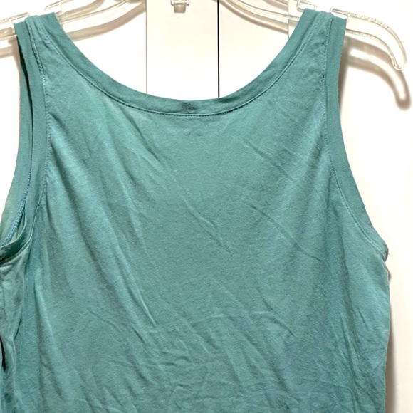 Three Dot Aqua Tank Tee, sz M - Picture 2 of 7
